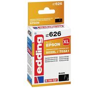 edding Ink Cartridge Replaces Epson 603XL (T03A1) Compatible Black EDD-626 18-62