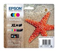 CARTUCCIA EPSON STELLA MARINA SERIE 603 MULTIPACK NERO XL + 3 COLORI FORMATO STA