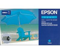 CARTUCCIA EPSON T0442 ORIGINALE - OMBRELLONE - CYAN