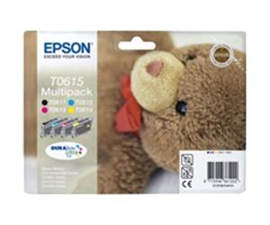 Cartuccia Epson T0615 (C13T061540) Multipack Nero e Colore Originale