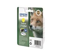 Cartuccia Epson T1284 volpe inchiostro giallo Originale