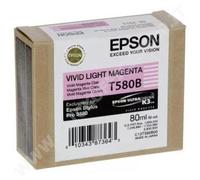 CARTUCCIA EPSON T5806 C13T580B00 (80ML) MAGENTA CH. VIV. - ORIGINALE