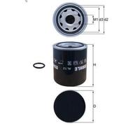 Cartuccia essiccatore d'aria, sistema ad aria compressa MAHLE AL 12 R 9.84 1987-