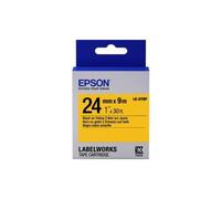 Cartuccia Etichetta Epson Pastel LK-6YBP Nero/Giallo 24Mm (9M) C53S656005