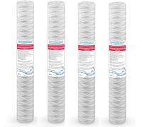 Cartuccia Filo Avvolto 20 Pollici Micron 5 Set 4 Pezzi Filtri Acqua Italia