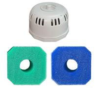 Cartuccia filtrante, supporto gonfiabile per filtro spa P6653, include due spugne per sistema gonfiabile per piscina, 14,5 x 11,5 cm (C)