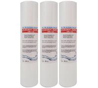 CARTUCCIA FILTRO ACQUA 10 POLLICI MICRON 1 POLIPROPILENE SET 3 PZ