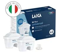 Cartuccia filtro acqua Laica Bi-Flux Universal Slim F2L 2 pezzi compatibile Brita