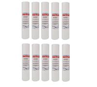 CARTUCCIA FILTRO ACQUA POLIPROPILENE A SEDIMENTI 10 POLLICI MICRON 1 PER OSMOSI INVERSA DEPURATORE ACQUA SET 10 PEZZI