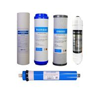 Cartuccia filtro acqua universale da 1 micron, purificatore sedimenti scanalati cartuccia di ricambio unità RO carbone PP 10 pollici(Activated carbon 1P)