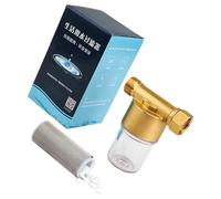Cartuccia filtro dell'acqua standard per camper con alloggiamento in metallo resistente rimuove le impurità, adatta per la maggior parte dei veicoli, facile da installare, filtro dell'acqua per camper