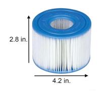 Cartuccia filtro di ricambio per piscina Intex S1 29011E per piscine Pure Spa, compatibile con pompe filtranti per mantenere acqua pulita e fresca