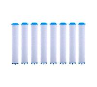 Cartuccia filtro in cotone PP, sostituzione del filtro per soffione doccia, per soffioni doccia rimovibili portatili - 8 pezzi (11,5 cm)