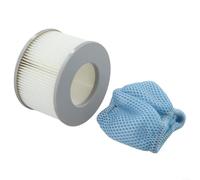 Cartuccia filtro per mspa con rete protettiva per vasche idromassaggio, filtro dell'acqua pieghettato migliorato per Aurora per camaro Alpine Silver Cloud, diametro 10,6 cm