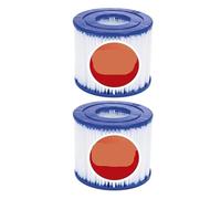 Cartuccia Filtro Tipo VII Tipo D, Compatibile Con Bestway, Piscina, Filtro Di Ricambio For Vasche Idromassaggio, Filtro For Piscina Termale A Molla(2pcs)