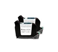 Cartuccia for stampante a getto d'inchiostro online portatile con inchiostro di livello A, nero ad asciugatura rapida, livello B, 12,7 mm, parti originali per testo codice a barre data ora, ecc(2PCS)