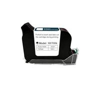 Cartuccia for stampante a getto d'inchiostro online portatile con inchiostro di livello A, nero ad asciugatura rapida, livello B, 12,7 mm, parti originali per testo codice a barre data ora, ecc(1pc)