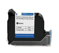 Cartuccia for stampante termica a getto d'inchiostro da 12,7 mm Cartuccia for stampante termica ad asciugatura rapida Nero Rosso Giallo Blu Verde Inchiostro solvente impermeabile per testo codice a ba