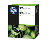 Cartuccia HP 301XL (D8J46AE) - 2x 3 colori ad alta capacità Multipack