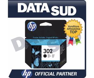 CARTUCCIA HP 302 ORIGINALE BLACK NERO INK-JET PER HP OFFICEJET 3830