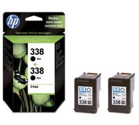 Originale HP Cartucce 2 x 338 Deskjet 5940 6540 6840 9800/CB331EE Nuovo & Ovp