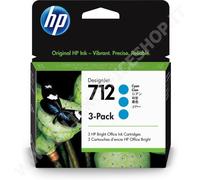 CARTUCCIA HP 712 3ED77A (3 x 29ML) CIANO - ORIGINALE