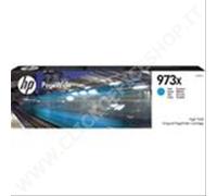 Hp cartuccia ciano ad alta capacità originale 973x pagewide
