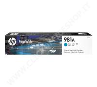 CARTUCCIA HP 981A J3M68A (6.000PG) CIANO - ORIGINALE