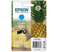 Cartuccia inchiostro Epson 604 Ciano Originale 2,4 ml 130 pagine