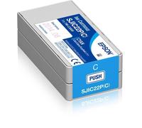 Cartuccia inchiostro Epson SJIC22P(C) Ciano per TM-C3500 Originale