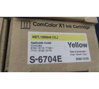 Cartuccia Inchiostro RISO Original S-6704E Giallo Per Comcolor X1