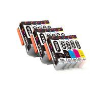 Cartuccia ink 570 571, compatibile con Canon, MG5750 MG5751 | PGI-570 PGBK CLI-571 per MG5752 MG5753 MG6850 MG6851 MG6852, cartuccia inkjet C K M Y(3PGBK 3BK 3C 3M 3Y)