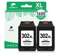 CARTUCCIA INKJET NERA 302XL PER HP DESKJET 2130 2 PACK STAMPANTE INKJET