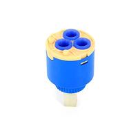 Cartuccia interna Di Ricambio,Valvola del rubinetto ceramica di controllo interno miscelatore dell'acqua della sostituzione per rubinetto vasca da bagno e doccia 35 / 40mm (35mm)