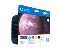CARTUCCIA ORIGINALE BROTHER LC-1220 BK C M Y MULTIPACK 2 3 4 pezzi