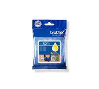 CARTUCCIA ORIGINALE BROTHER LC521Y LC-521Y Y Yellow 500 Pagine