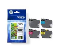 CARTUCCIA ORIGINALE BROTHER MULTIPACK LC-422XL NERO+COLORI