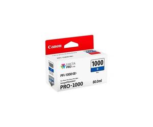 CARTUCCIA ORIGINALE CANON 0555C001 PFI-1000B B Blue 80ml 4875 Pagine