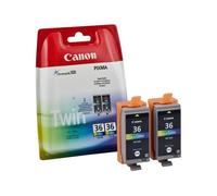 CARTUCCIA ORIGINALE CANON 1511B018 CLI36 12ml CMY 2 Cartucce Pixma IP 100