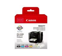 CARTUCCIA ORIGINALE CANON PGI-2500 BK C M Y multipack 1000/700 pagine Maxify MB