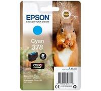 Epson Squirrel Singlepack Cyan 378 Claria Photo HD Ink