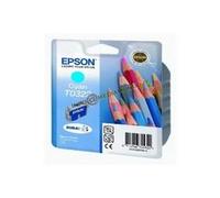 CARTUCCIA ORIGINALE EPSON C13T03224010 / T0322 - CIANO - STAMPA 420 PAGINE