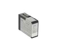 CARTUCCIA ORIGINALE EPSON C13T580700 T5807 LBK Light Bk Nero Stylus Pro 3800