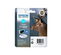 CARTUCCIA ORIGINALE EPSON T1302 C13T13024012 C Ciano 10ML 800 Pagine