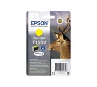CARTUCCIA ORIGINALE EPSON T1304 C13T13044012Y Yellow 10ML 1005 Pagine
