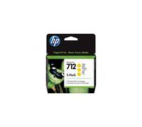 CARTUCCIA ORIGINALE HP 3ED79A 712 Y Yellow 29 ml KIT 3 PEZZI