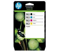 HP Confezione da 4 cartucce di inchiostro nero, ciano, magenta, giallo originali 963