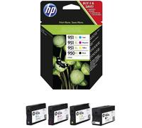 CARTUCCIA ORIGINALE HP 950 XL 951 XL C2P43AE Bk C M Y MULTIPACK 4 PEZZI