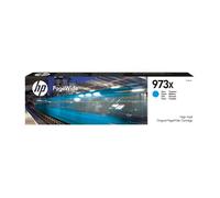 HP 973X F6T81AE, Cartuccia Originale da 7000 Pagine, Alta Capacità, Compatibile con le Stampanti HP Pagewide serie Pro 452, 477dwe PageWide Managed P57750dw, P55250dw, Ciano