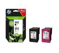 HP Confezione da 2 cartucce d'inchiostro nero/tricromia originali 302